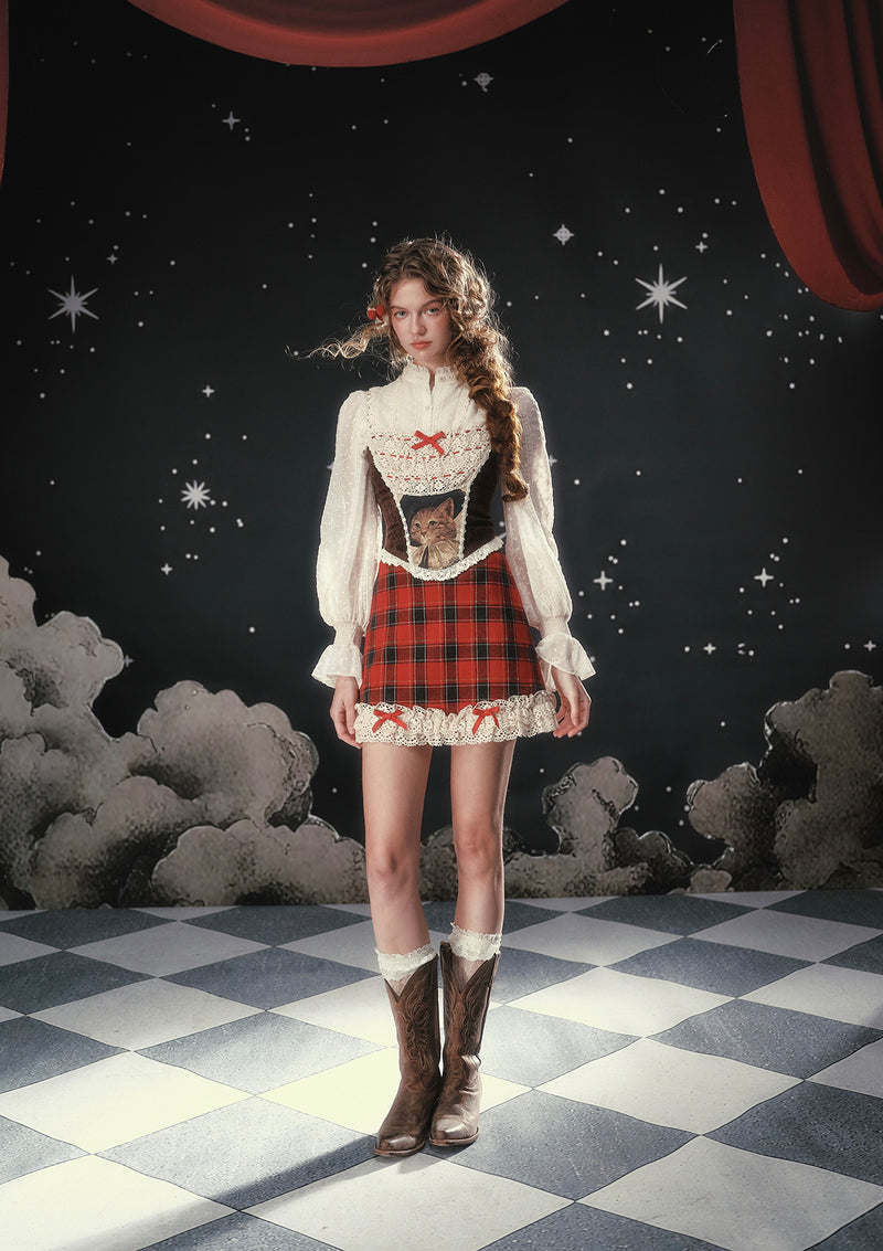 Puppet Cat Noel Corset