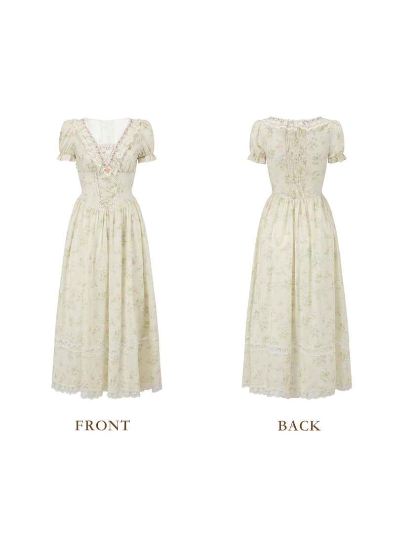 Garden Tea Party Corset Dress Pre-order / S Garden Tea Party Corset Dress Pre-order / S