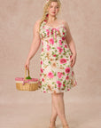 Curve&Plus Corn Poppy Dress（short）