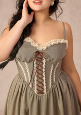 Curve&Plus Bear Date Dress（Long)