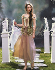 Eucalyptus Whispered by Wind Corset Dress
