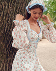 Kleid „Blue Flower Trail“