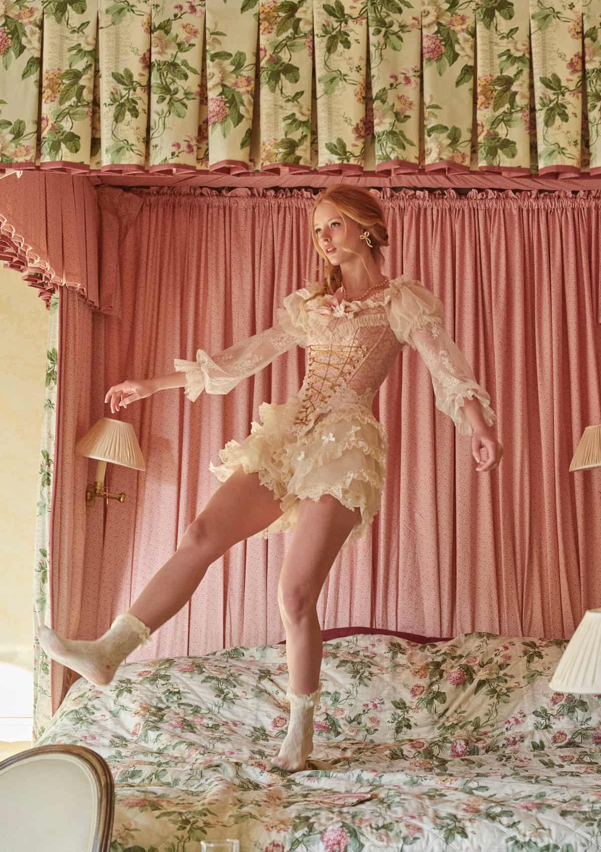 Ode to Rose Ballet Shorts