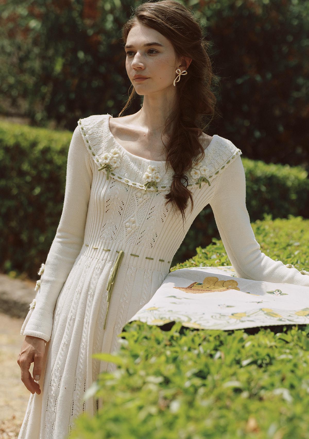 Daisy Bouquet Knit Dress