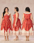 Curve&Plus Teddy Tomato Sauce Dress