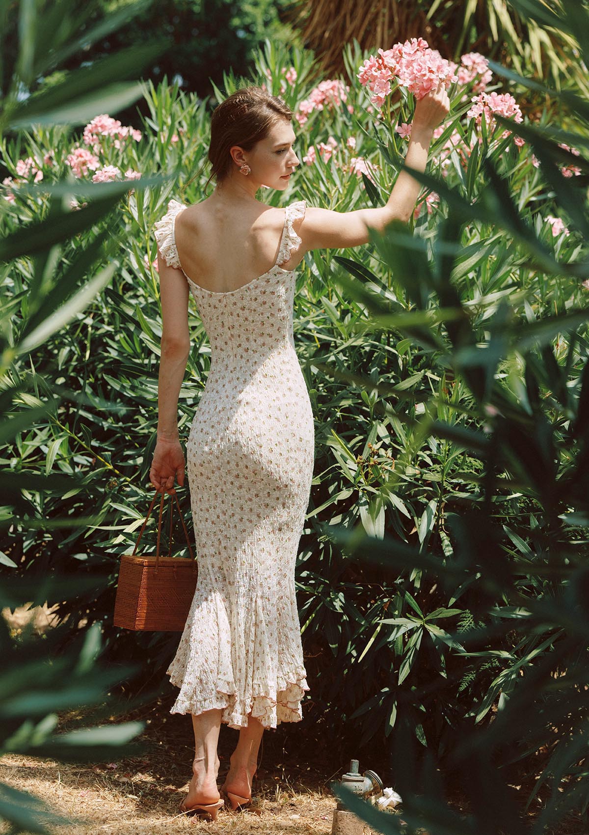 Petite Vase Knit Dress – Blush