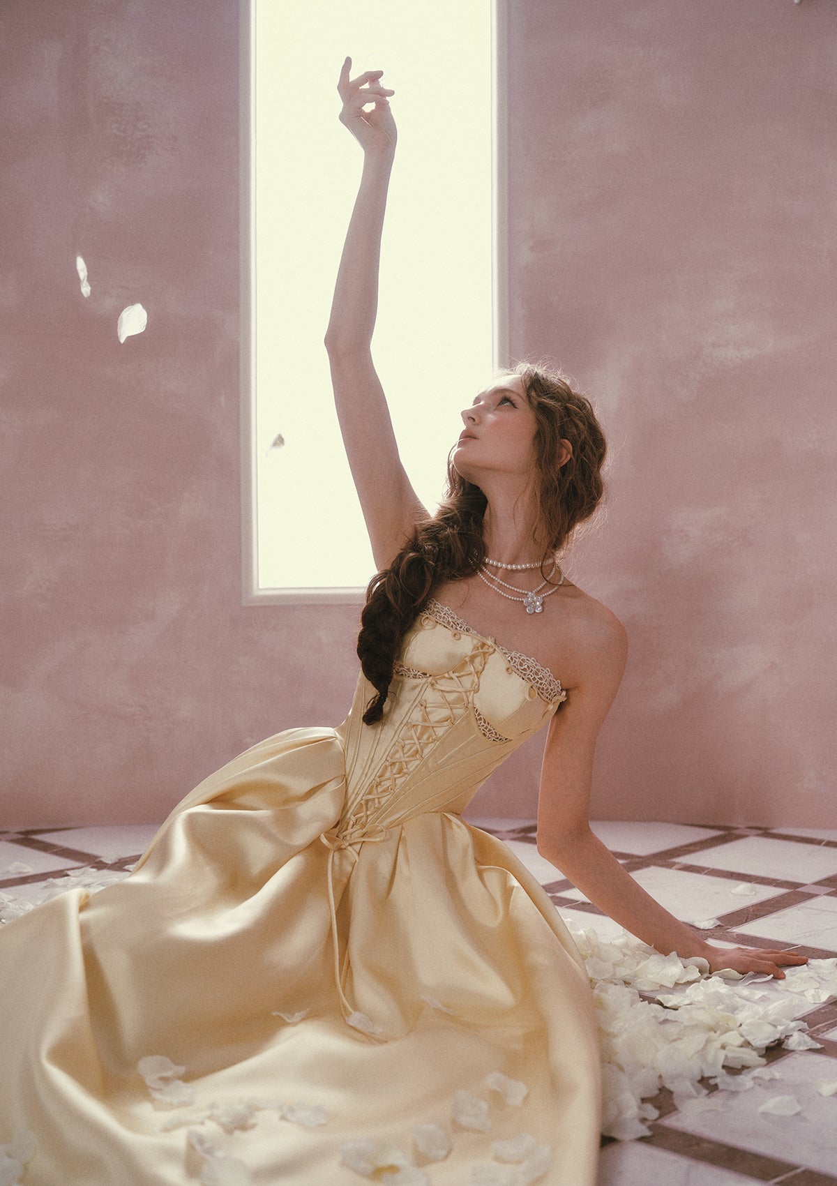 Belle's Gilded Corset Dress Pre-order / M