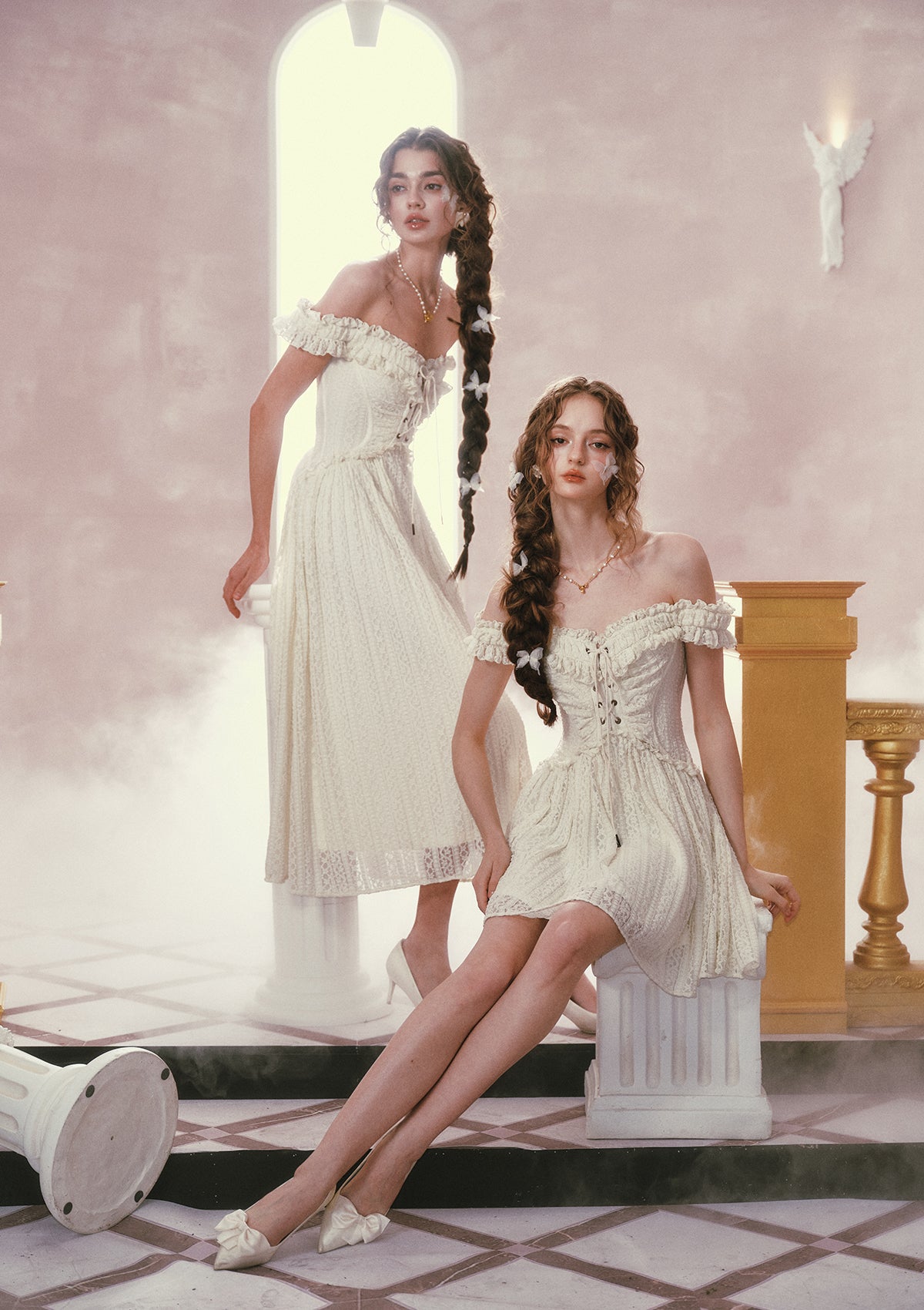 Twin Butterflies Corset Dress（Long）