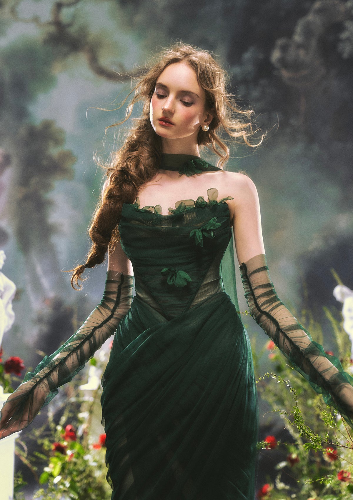 Forest Muse Dress In-stock / XL