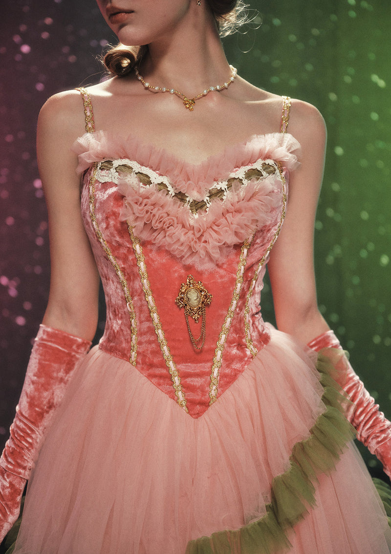 glinda inspired prom dress Good Witch Pink Glinda Bubble Dress Ariana Glinda Cosplay Costume