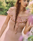 Dewdrop Rose Knit Dress