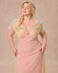 Curve&Plus Wind Perched Rose Quartz Dress