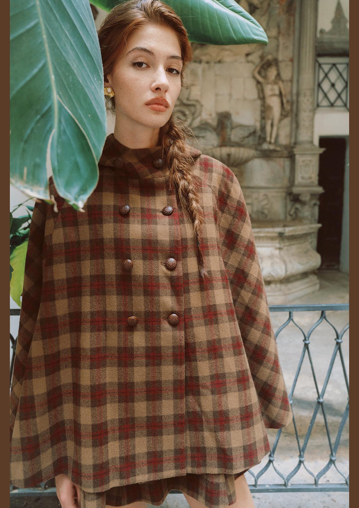 Tartan Majesty Cape Coat