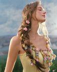 Flower Vine Novel Knit Dress