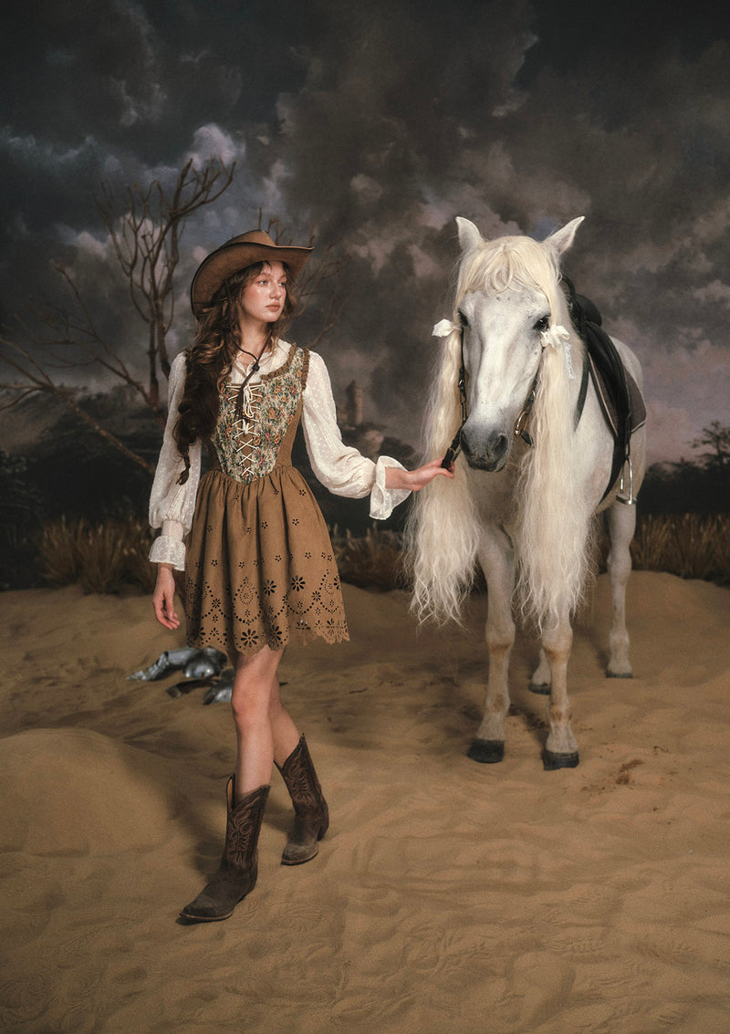 Classical Jialilve Suede Dress