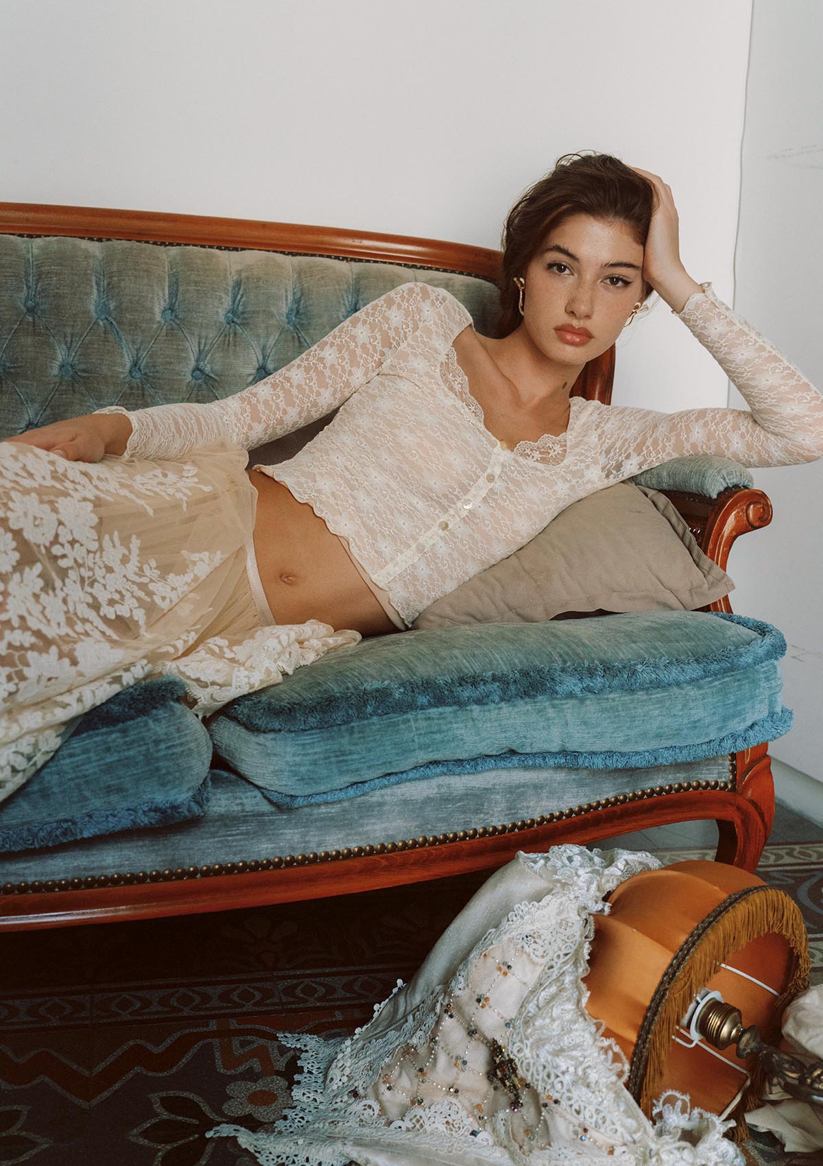 Carbonie Lace Top