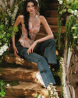 Blazing Sunset Cloud Corset