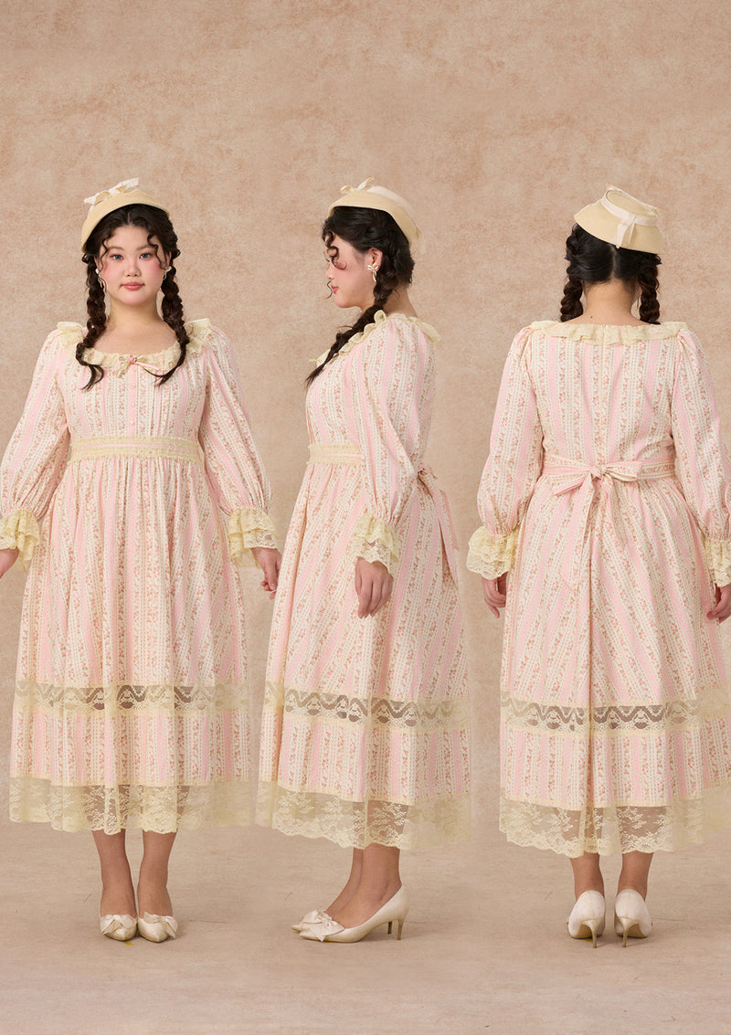 Curve&Plus Honey Flower Notes Dress