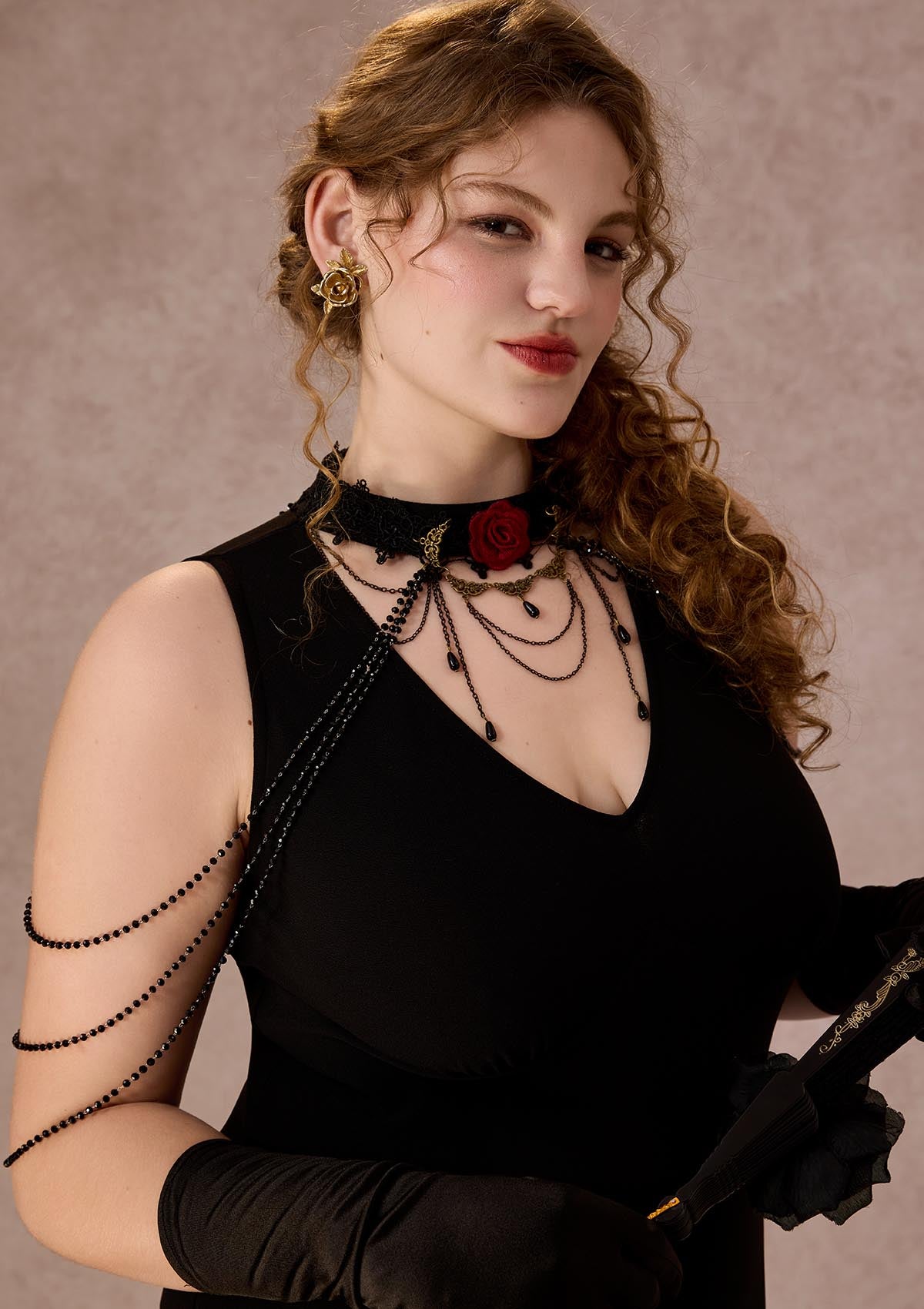 Curve&Plus Crimson Temptation Dress
