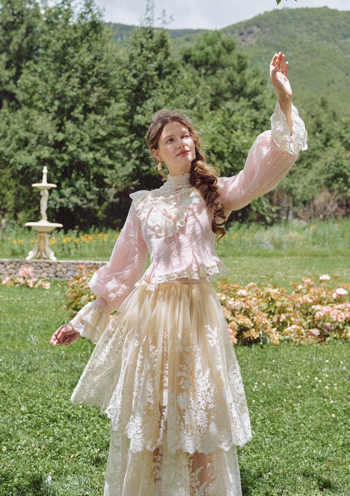 Bourbon Reverie Lace Blouse