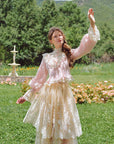 Bourbon Reverie Lace Blouse