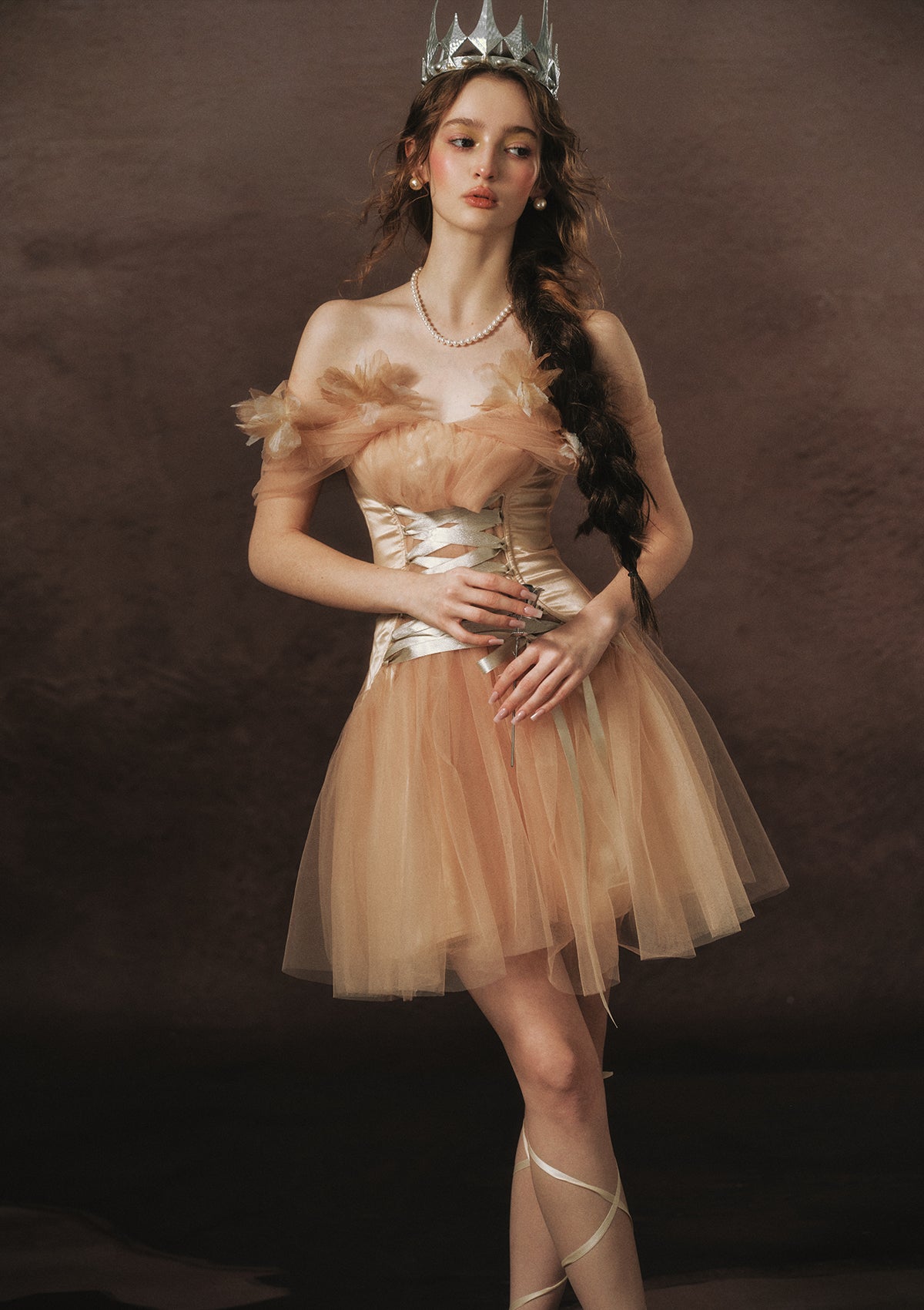 Golden Crown Dream Corset Dress