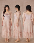 Curve&Plus Violet Mandarin Duck Princess Dress