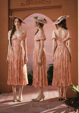 Sunset Flower Field Dress