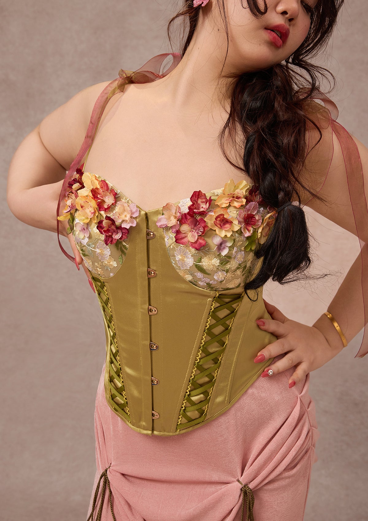 Curve&amp;Plus Echoes of Rose Corset