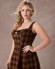 Curve&Plus Tartan Majesty Maxi Dress