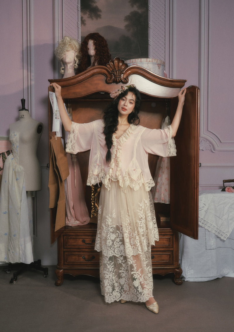 Pink Mist Kite Cardigan Pre-order / S