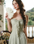 Green Bud Fairy Corset Dress