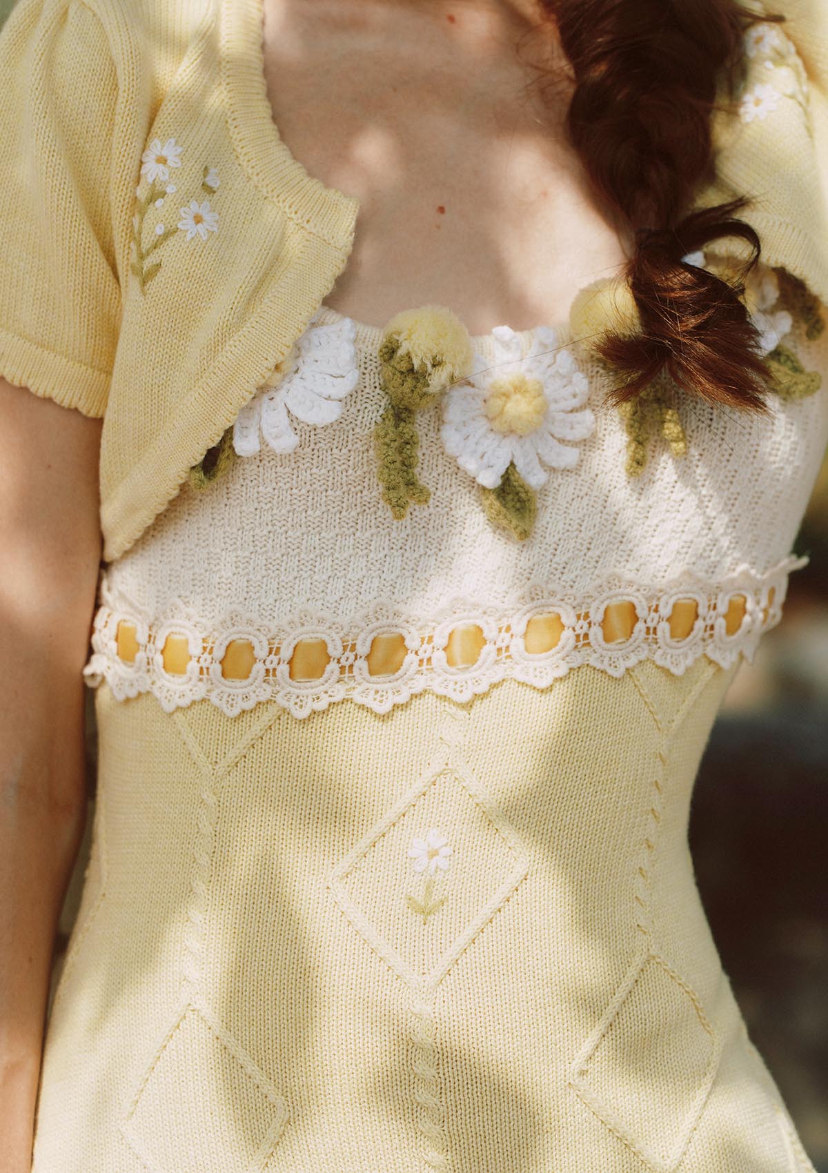 Daisy Journal short Cardigan