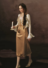 Candlelight Golden Butterfly Dress