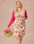 Curve&Plus Corn Poppy Cardigan