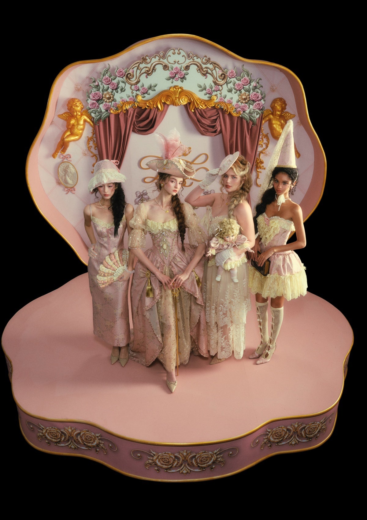 Blush-Gold Era: Crowning Glory Gown