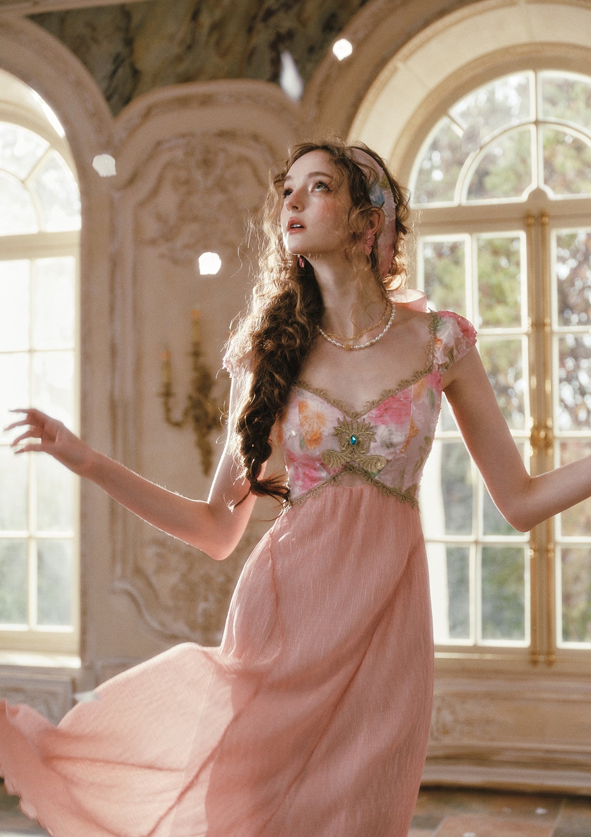 Blazing Sunset Cloud Dress
