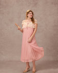 Curve&Plus Honeyed Peach Bloom Dress