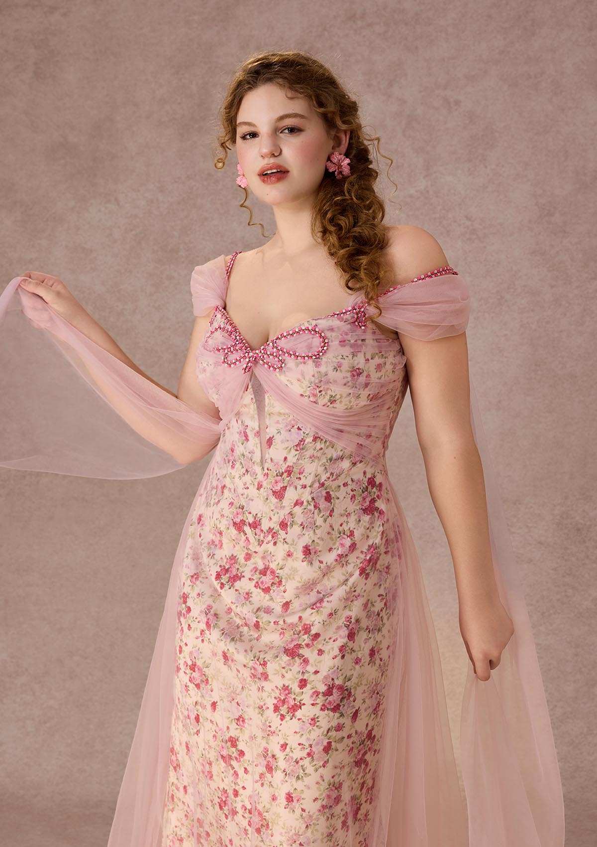 Curve&Plus Floral Disc Fairy Corset Dress