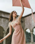 Wind Perched Rose Quartz Dress
