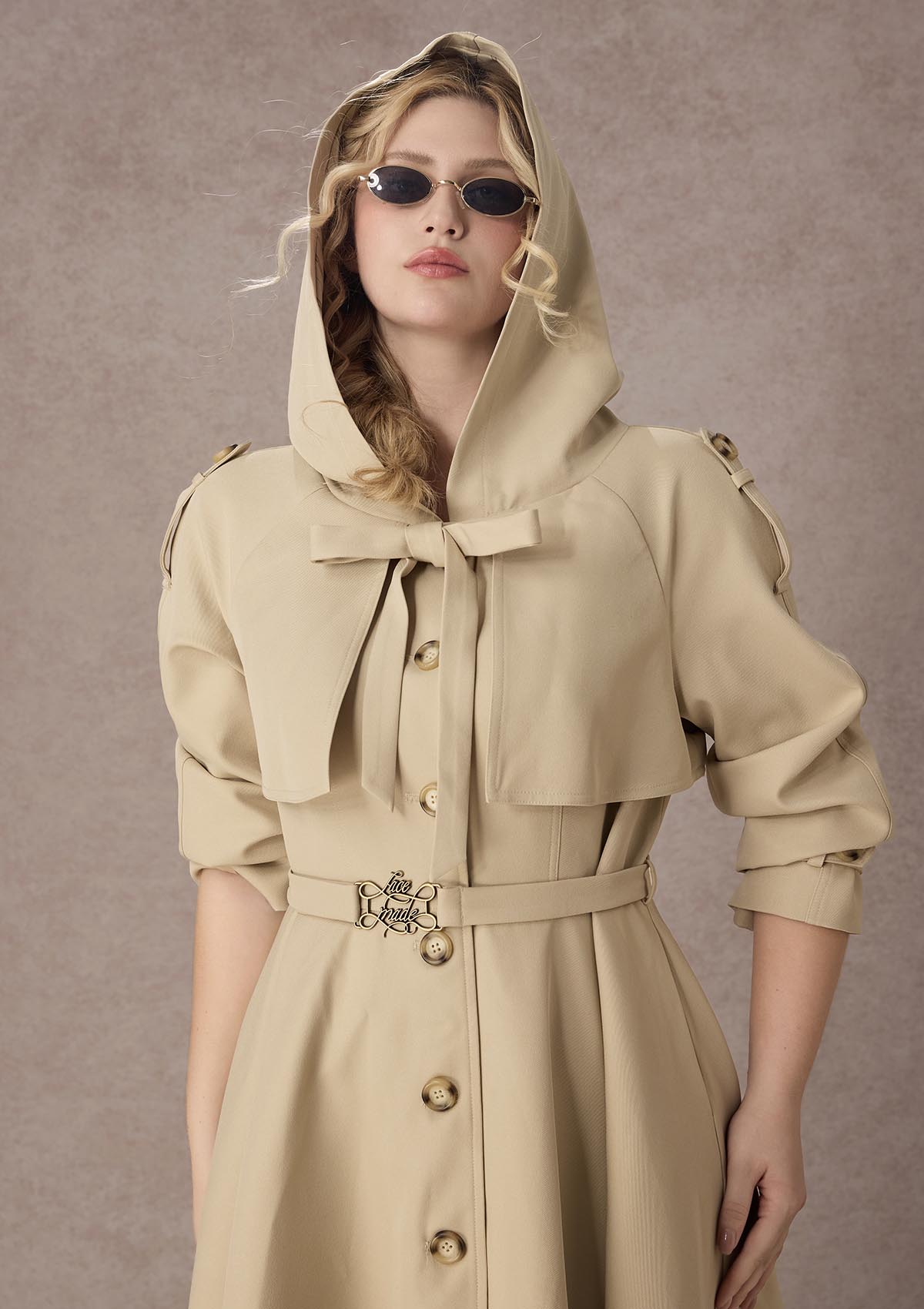 Curve&amp;Plus Western Road Trench Coat