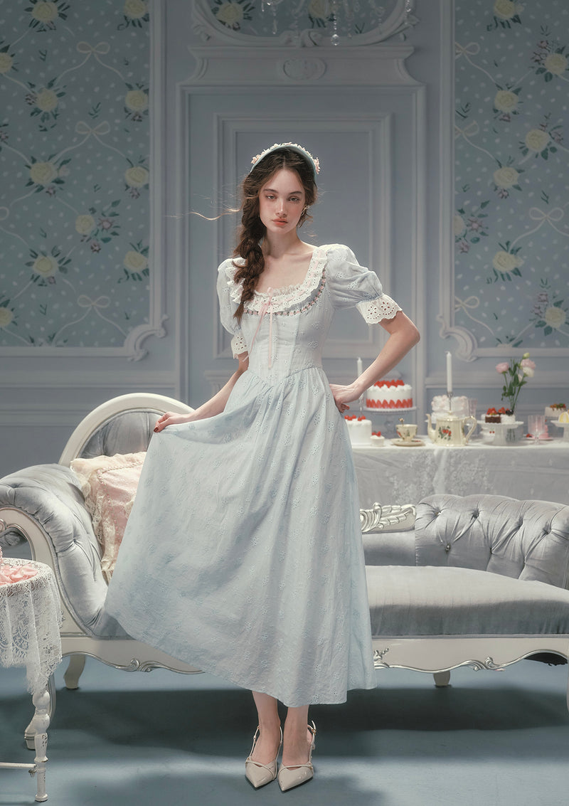 Mary's Morning Light Corset Dress in Stock / XL