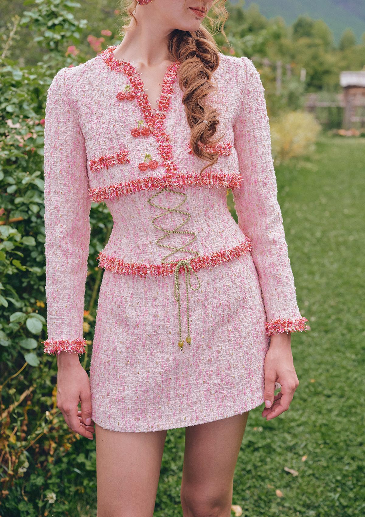 Rose Afternoon Tea Tweed Jacket