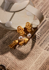 Candlelight Golden Butterfly Earring