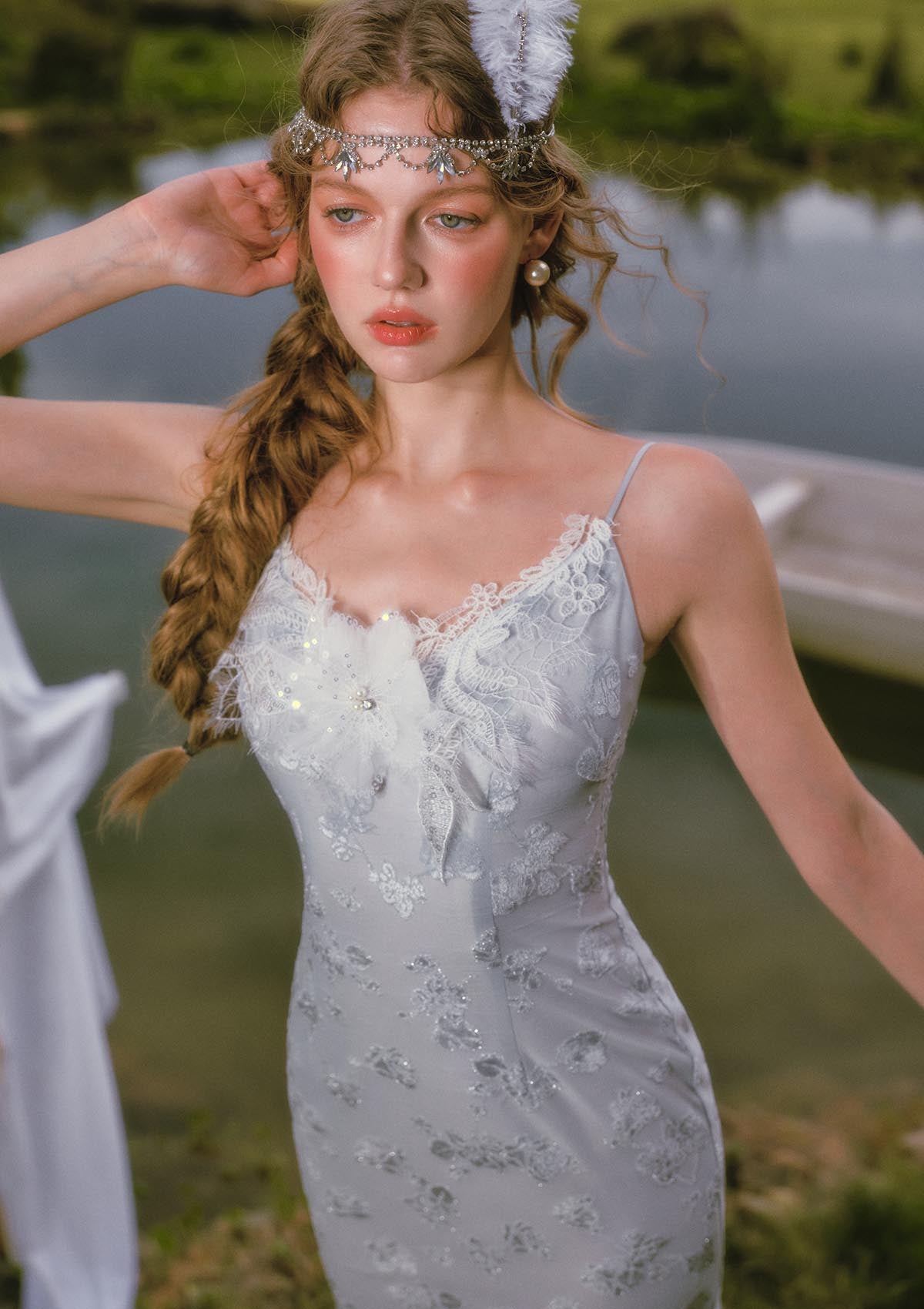 Swan In The Late Summer Dress
