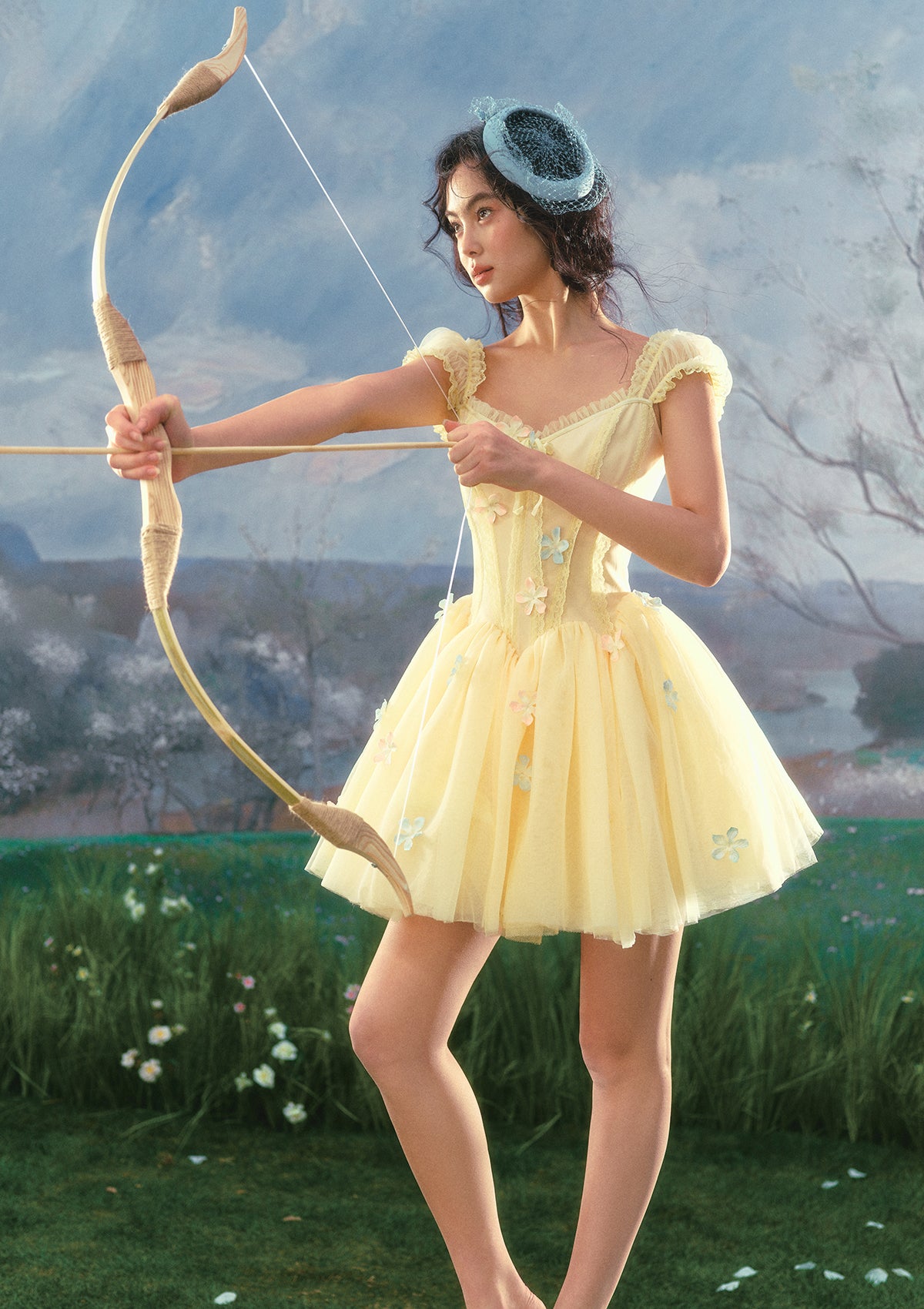 Flower Archer Corset Dress S