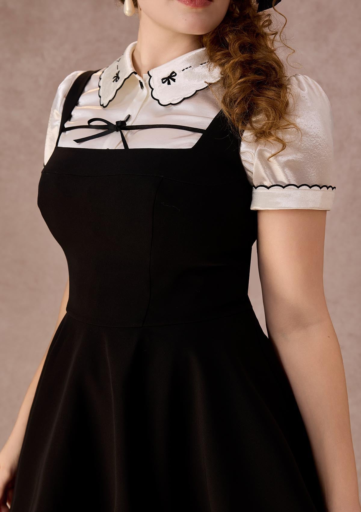 Lacemade Beyond Campus plus size black sleeveless dress - Elegant style
