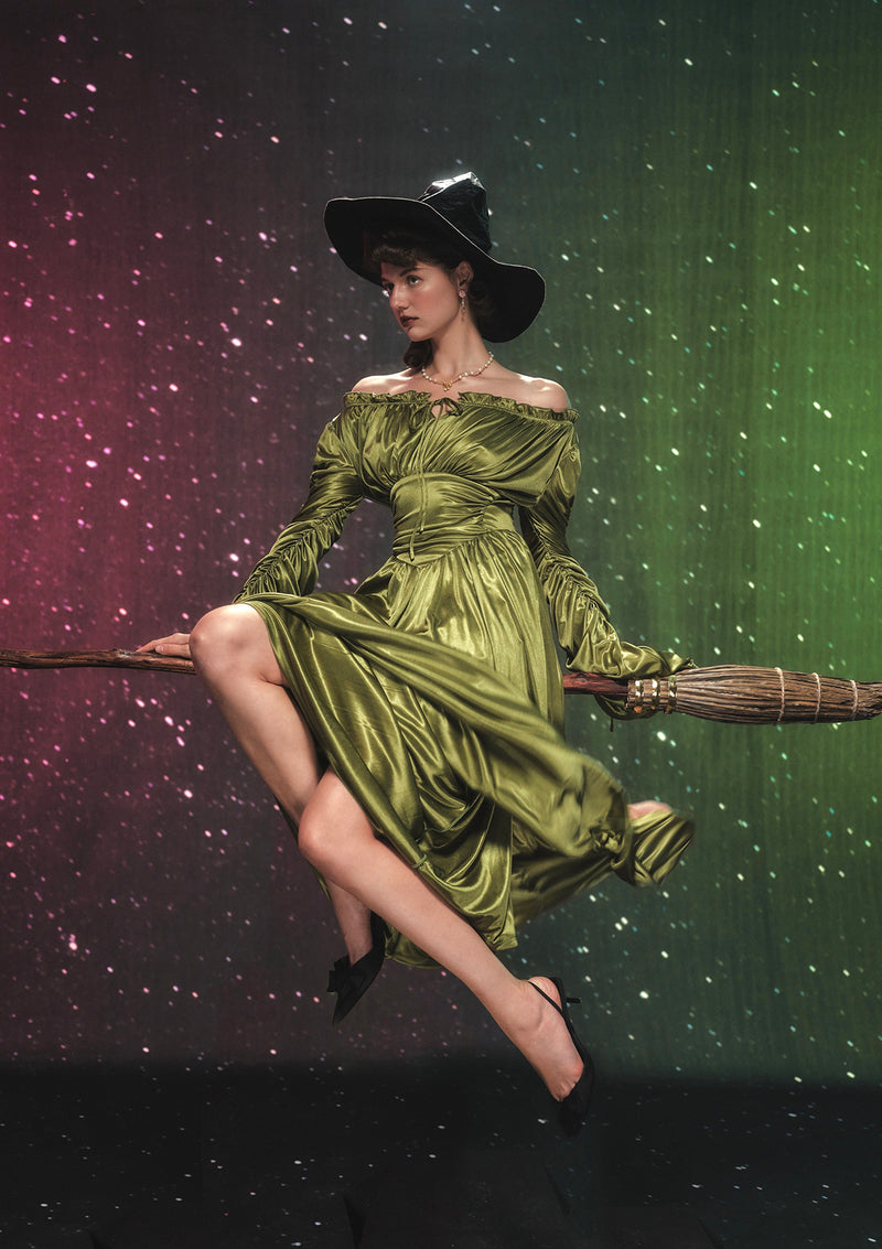 Olive Tint Parthenon Dress