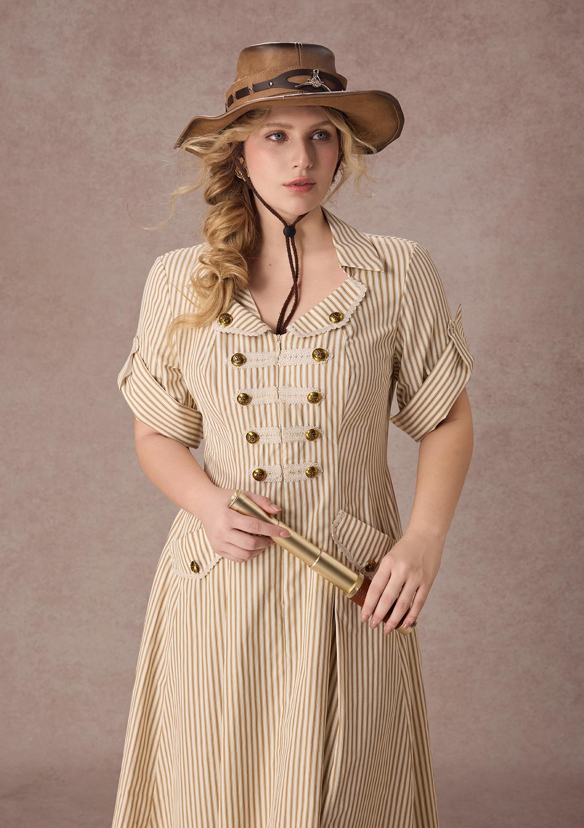 Curve&amp;Plus Napoleon Voyage Dress