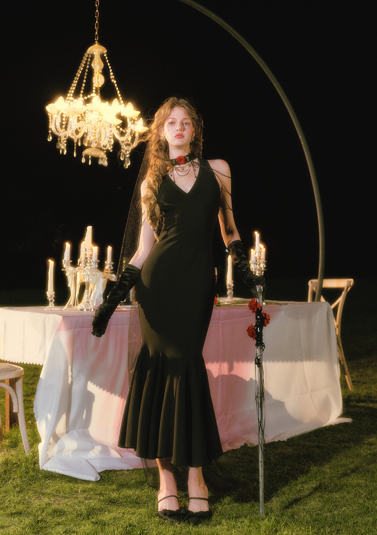 Crimson Temptation Dress